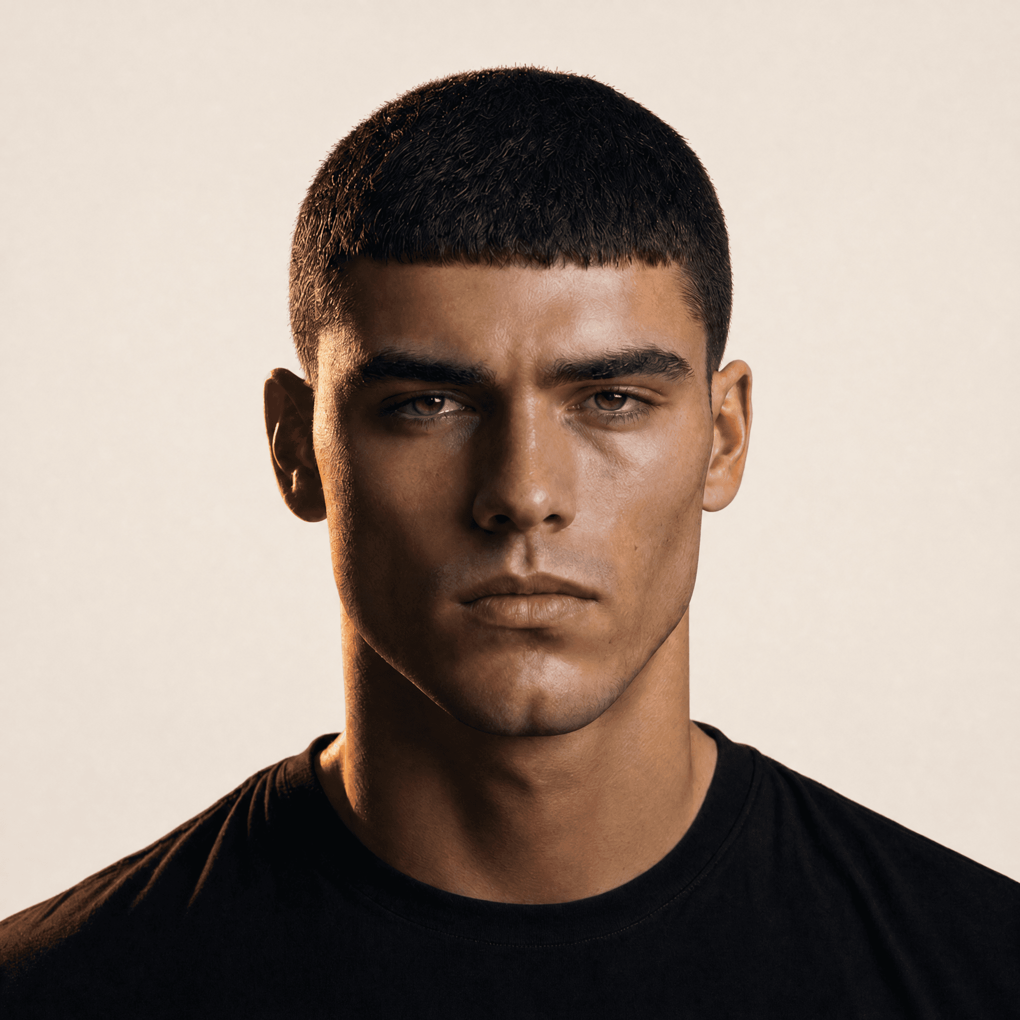 Caesar Cut hairstyle preview